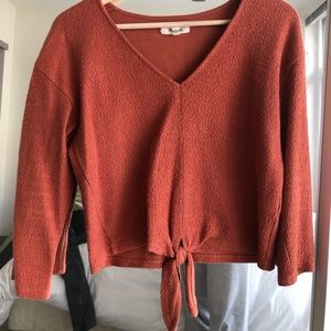 Madewell Front-Tie Top